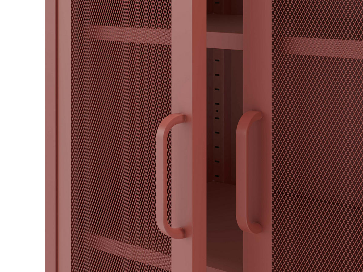 SCHRANK Diora Braun 80/40/170 cm - Braun, Metall (40/170/80cm) - Drawer