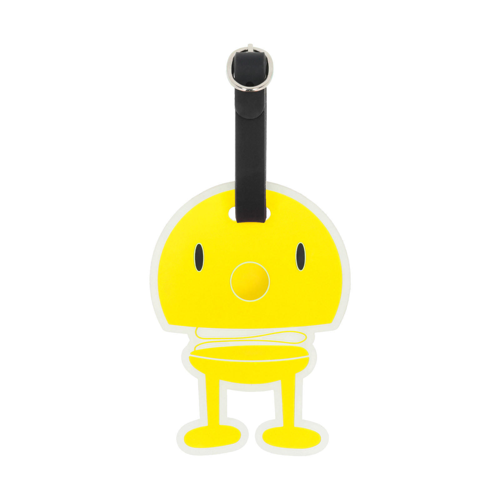 TASCHENANHÄNGER Bag tag gelb 10,5 x 8 cm - Gelb, Kunststoff (8/1/10.5cm) - Hoptimist