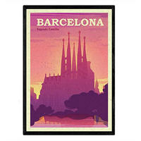POSTER Barcelona Sagrada Familia A3 Rahmenlos - Klar, Papier (29.7/5/42cm) - Nacnic