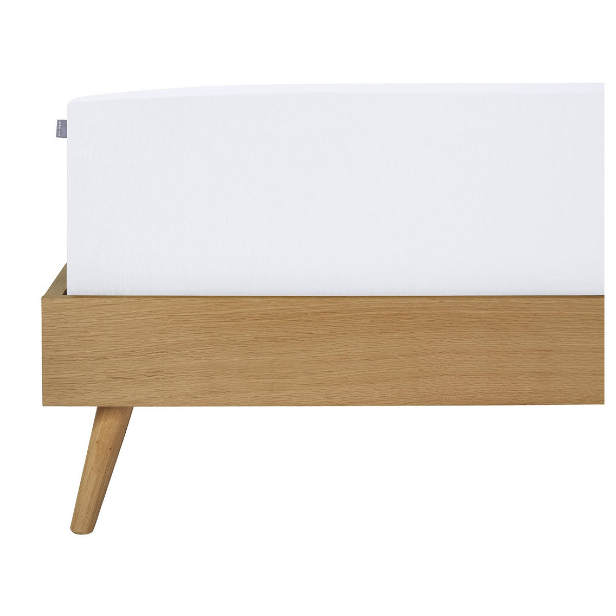 SPANNBETTLAKEN Jessi - Edeljersey - 100 x 200 cm - Weiß - Weiß, Textil (100/200cm) - SCHIESSER