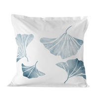 KISSENBEZUG ginkgo 60x60 cm mehrfarbig - Multicolor, Textil (60/60cm) - Happy Friday