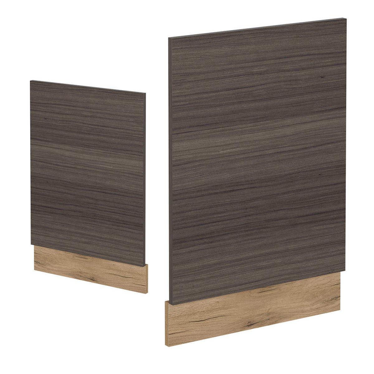 GESCHIRRSPÜLBLENDE R-Line Edelgrau 45 cm , AP Anthrazit - Honigeiche/Eiche Wotan, Holzwerkstoff (45/57.2/1.6cm) - Vicco