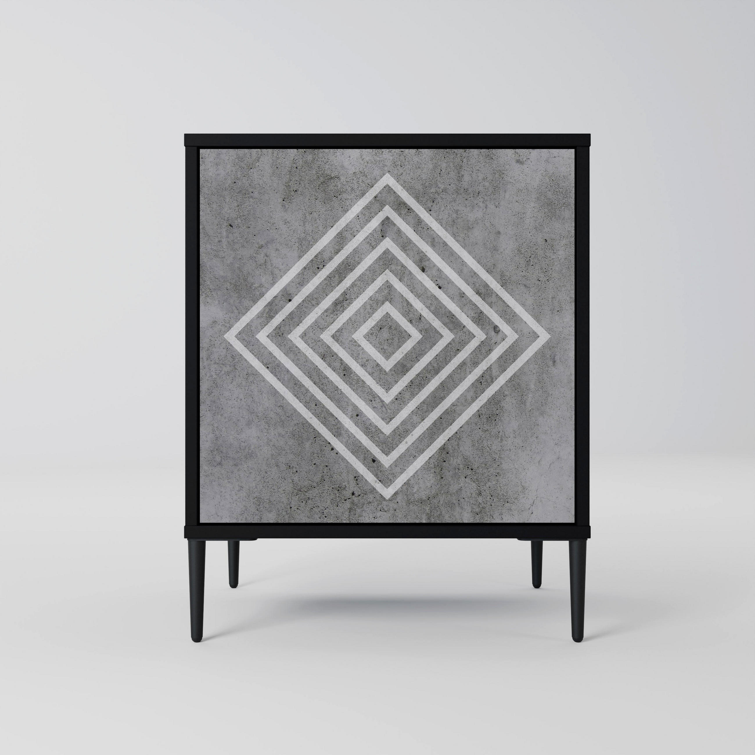 SpaceRebels Sideboard Schwarz 57.5x72.5x42 cm
