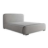 BETT BELLION - Hellgrau, Holzwerkstoff (180/200cm) - Meblini