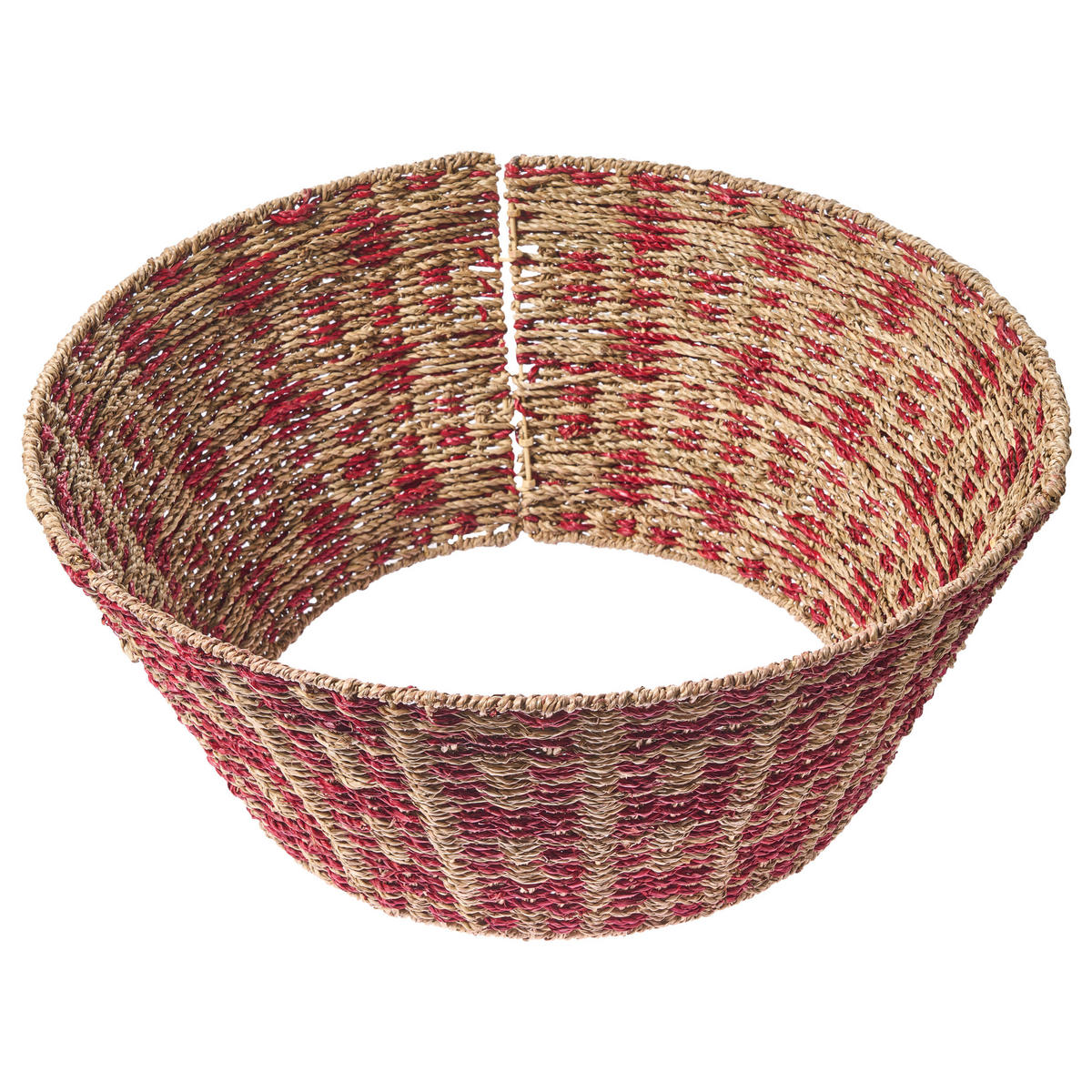 WEIHNACHTSBAUMKRAGEN 28 cm Naturfarben Neige - Naturfarben, Naturmaterialen (28cm) - Beliani