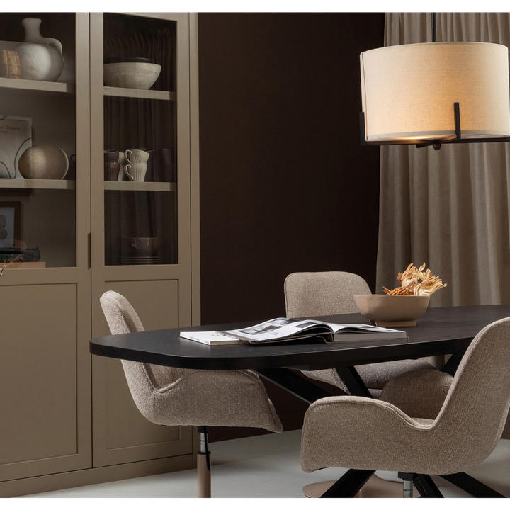 dining room in beige