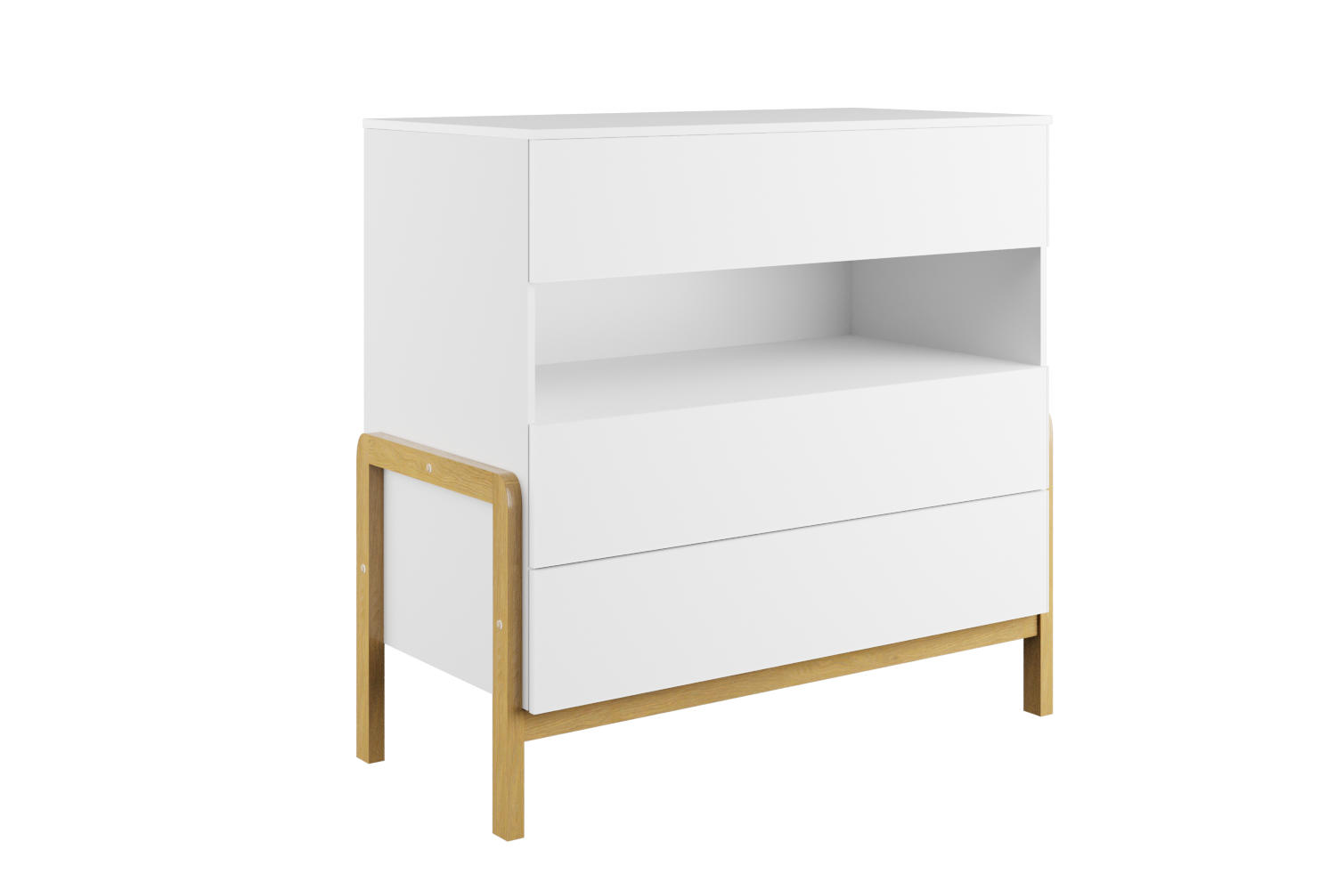 KOMMODE VICTOR Weiß 94/90/45 - Weiß, Holzwerkstoff (94/90/45cm) - RAUMHIRSCH FURNITURE