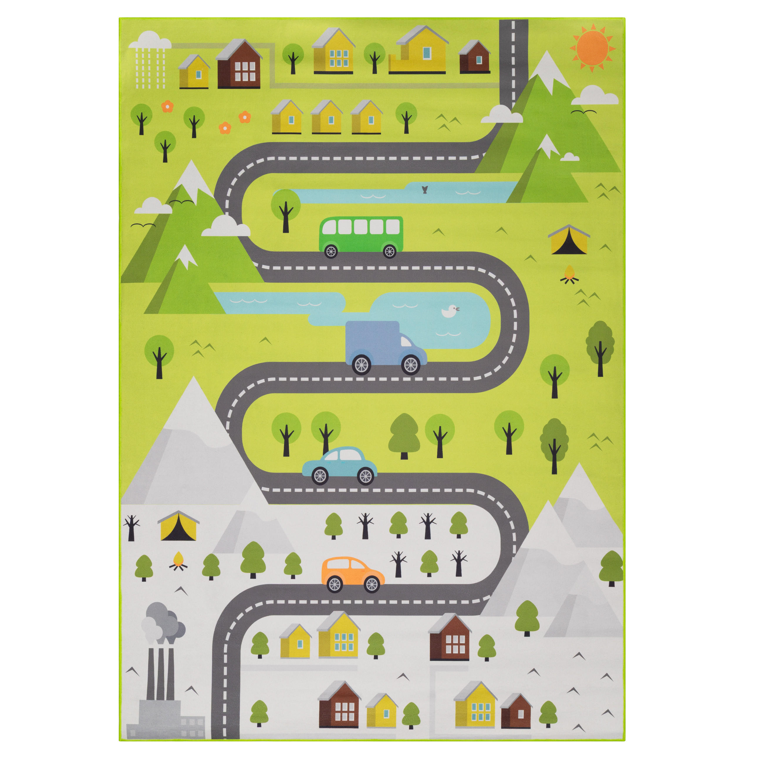 TEPPICH JOY Grün 200/300 cm - Grün, Textil (200/300cm) - Tapiso