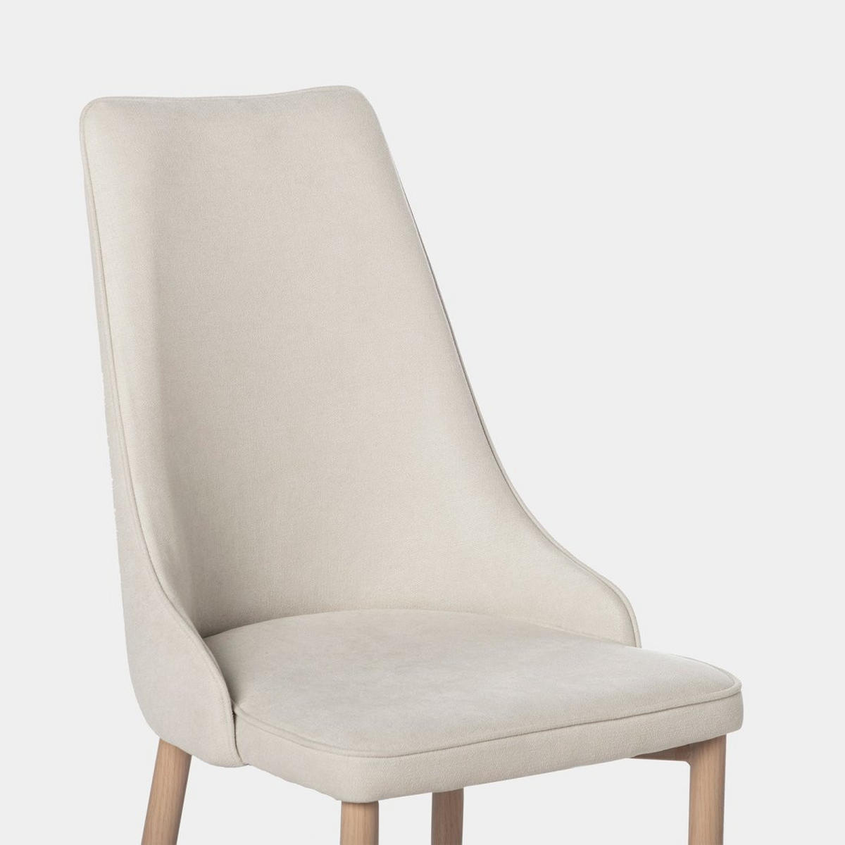 ESSZIMMERSTUHL Agnes Beige 45 cm x 95 cm - Beige, Textil (45/95/65cm) - Klast Home