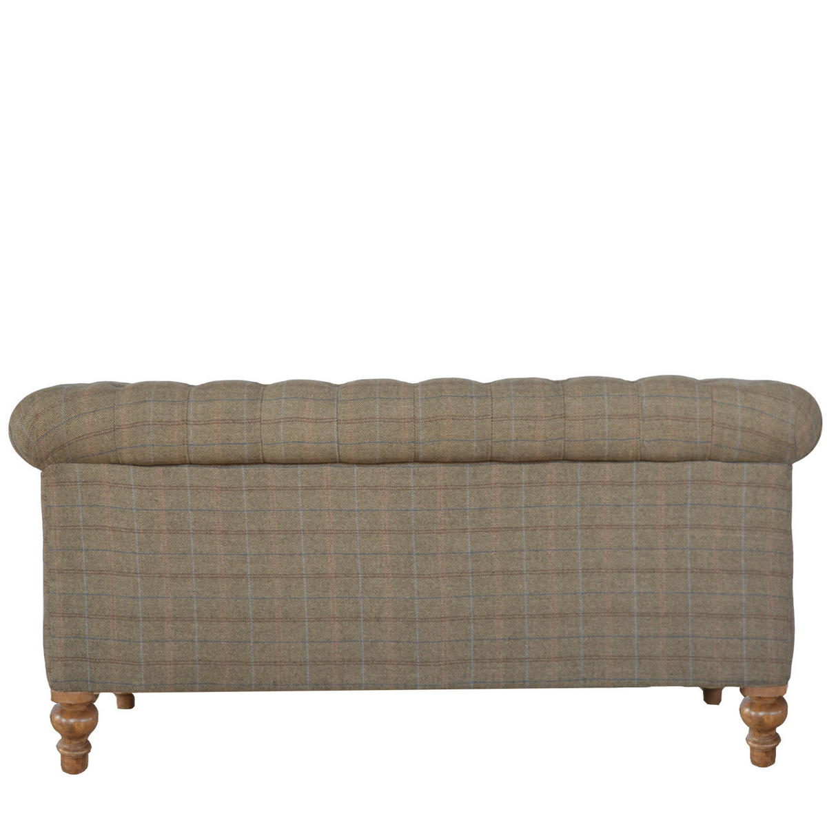 CHESTERFIELD-SOFA 2-Sitzer - Messingfarben/Braun, Holz/Metall (150/76/80cm) - Artisan Furniture