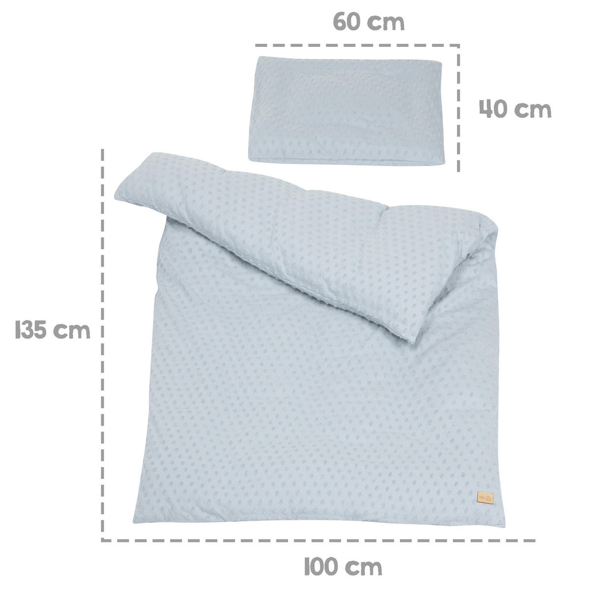 BABYBETTWÄSCHE Lil Planet 100x135 cm hellblau - Blau, Textil (100/135cm) - Roba