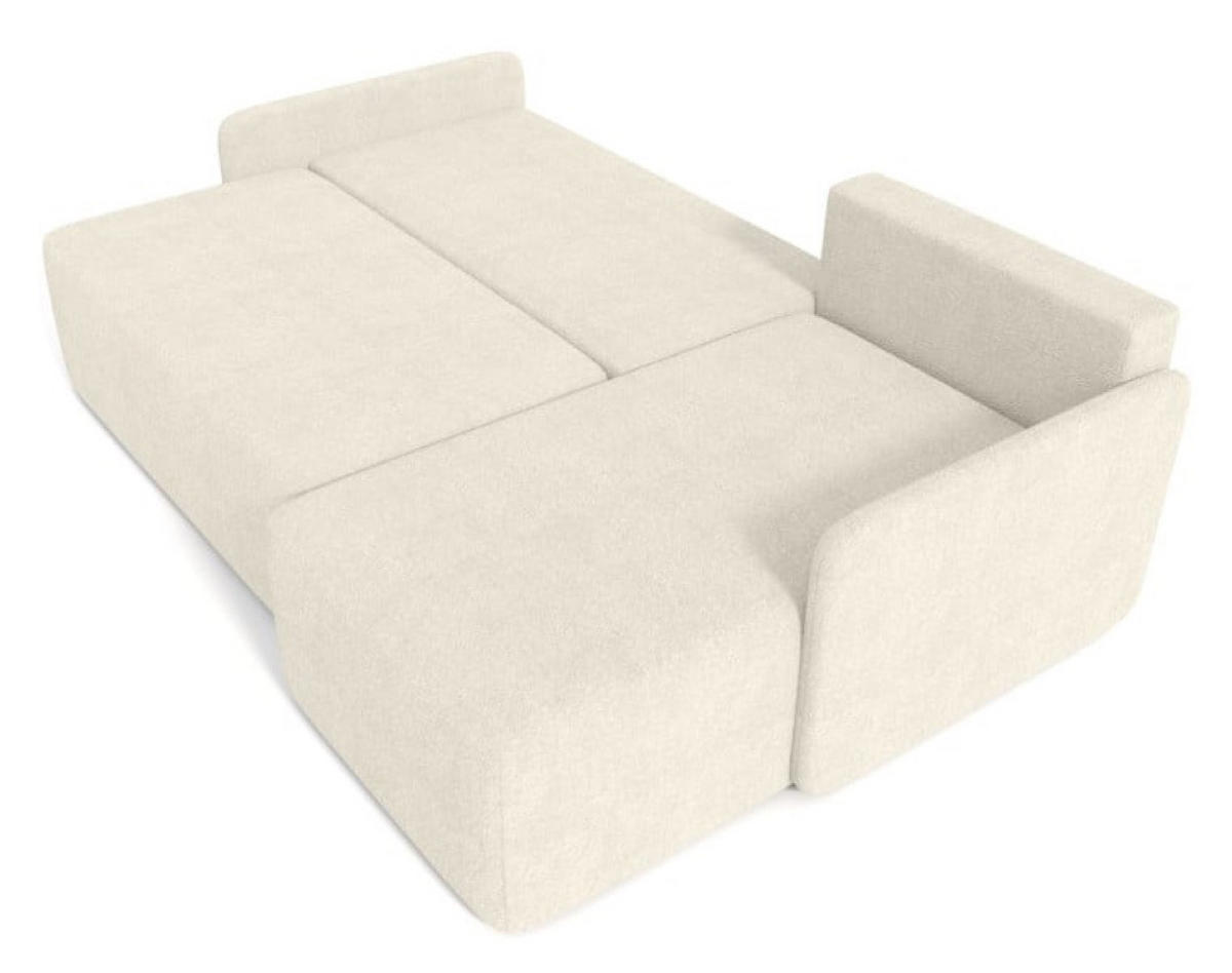 ECKSOFA Ecru BLUMEN Boucle Rechts - Ecru, Textil (212/142cm) - Sepro Meble