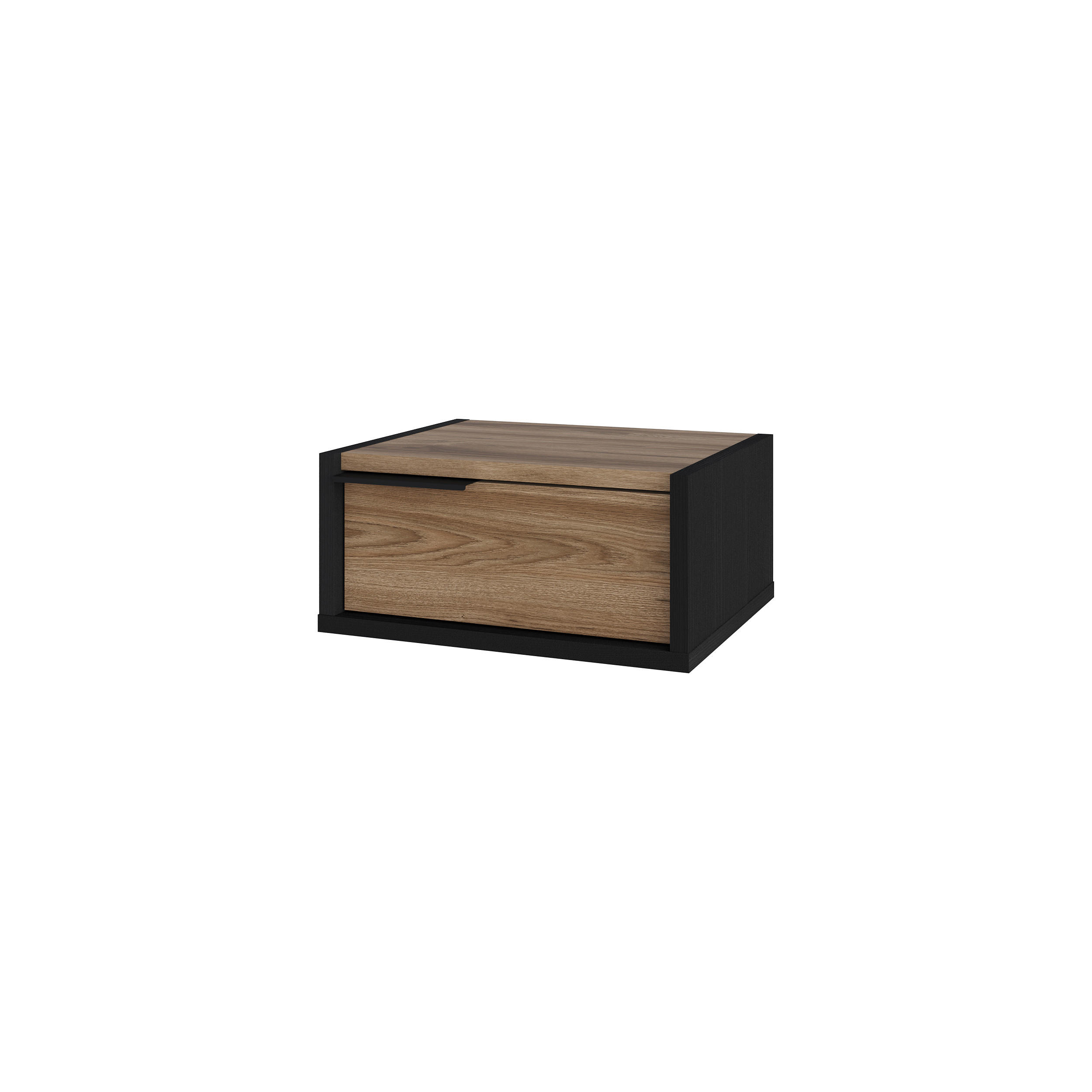Decortie Nachttisch Dunkelbraun 40x18.5x33 cm