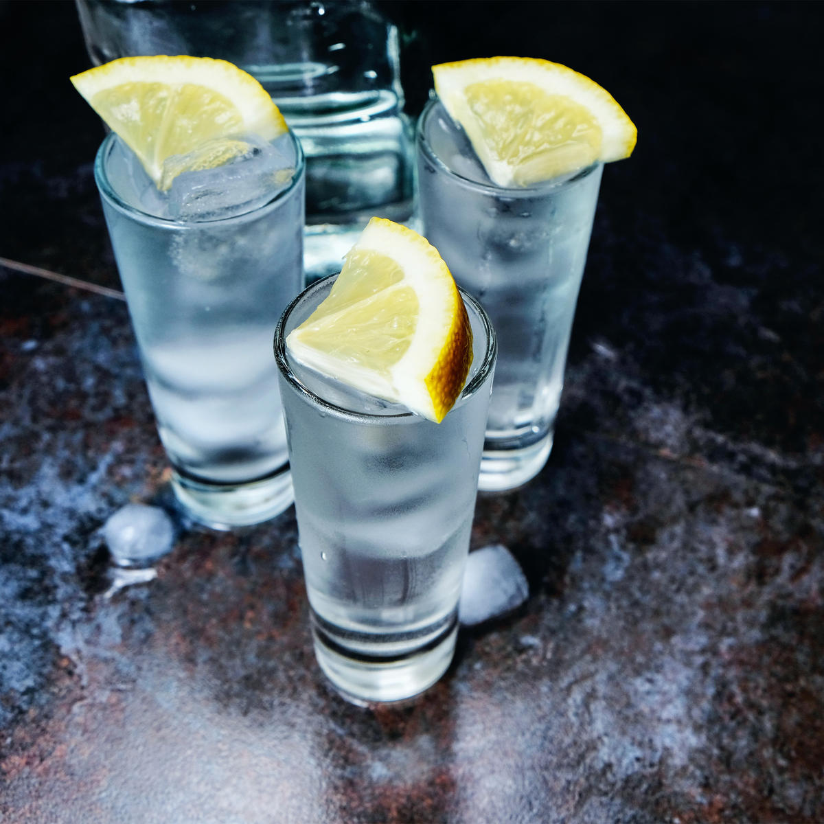 6XSCHNAPSGLAS - Transparent, Glas (0.06L) - Relaxdays