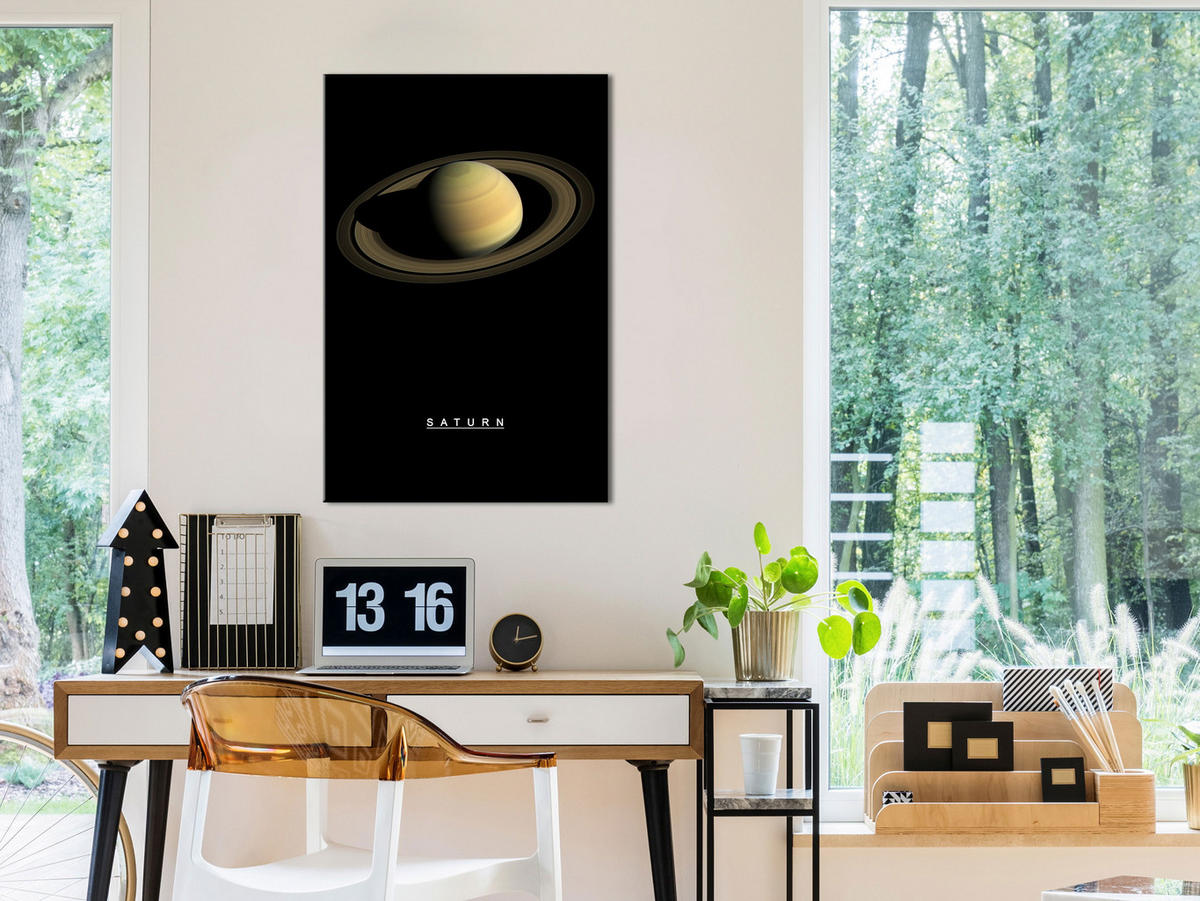 KUNSTDRUCK Schwarz 40/60 cm - Schwarz/Grün, Textil (40/60cm) - KUNSTLOFT