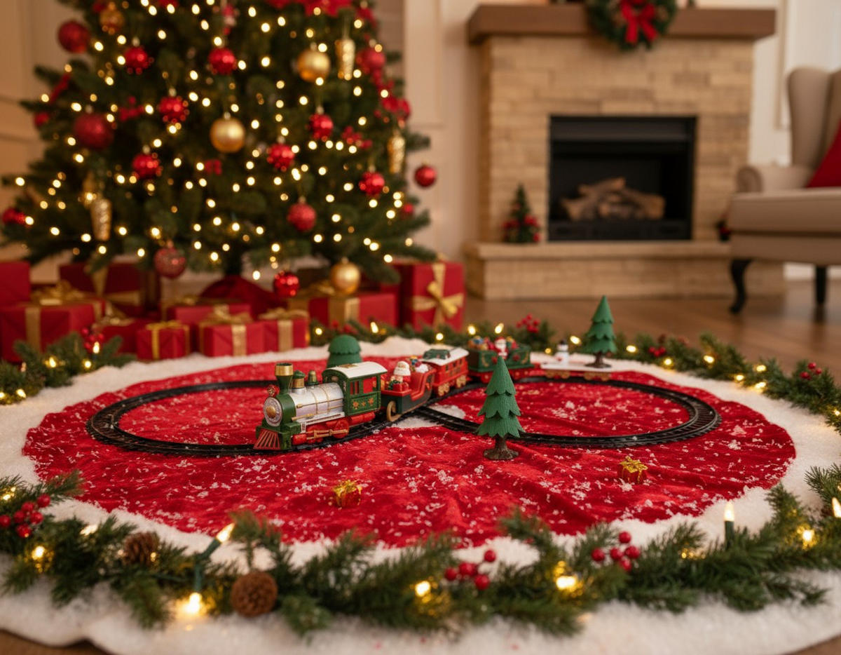 WEIHNACHTSZUG Set 22 Teile - Multicolor, Kunststoff (5.5/31/39.5cm) - Home Styling Collection