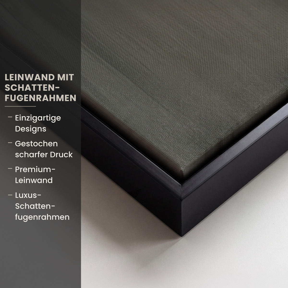 LEINWAND Bilder mit Rahmen - Hügel - Abstrakt - Kreuz - Christentum - 90x60 - Beige, Textil (90/60cm) - MuchoWow
