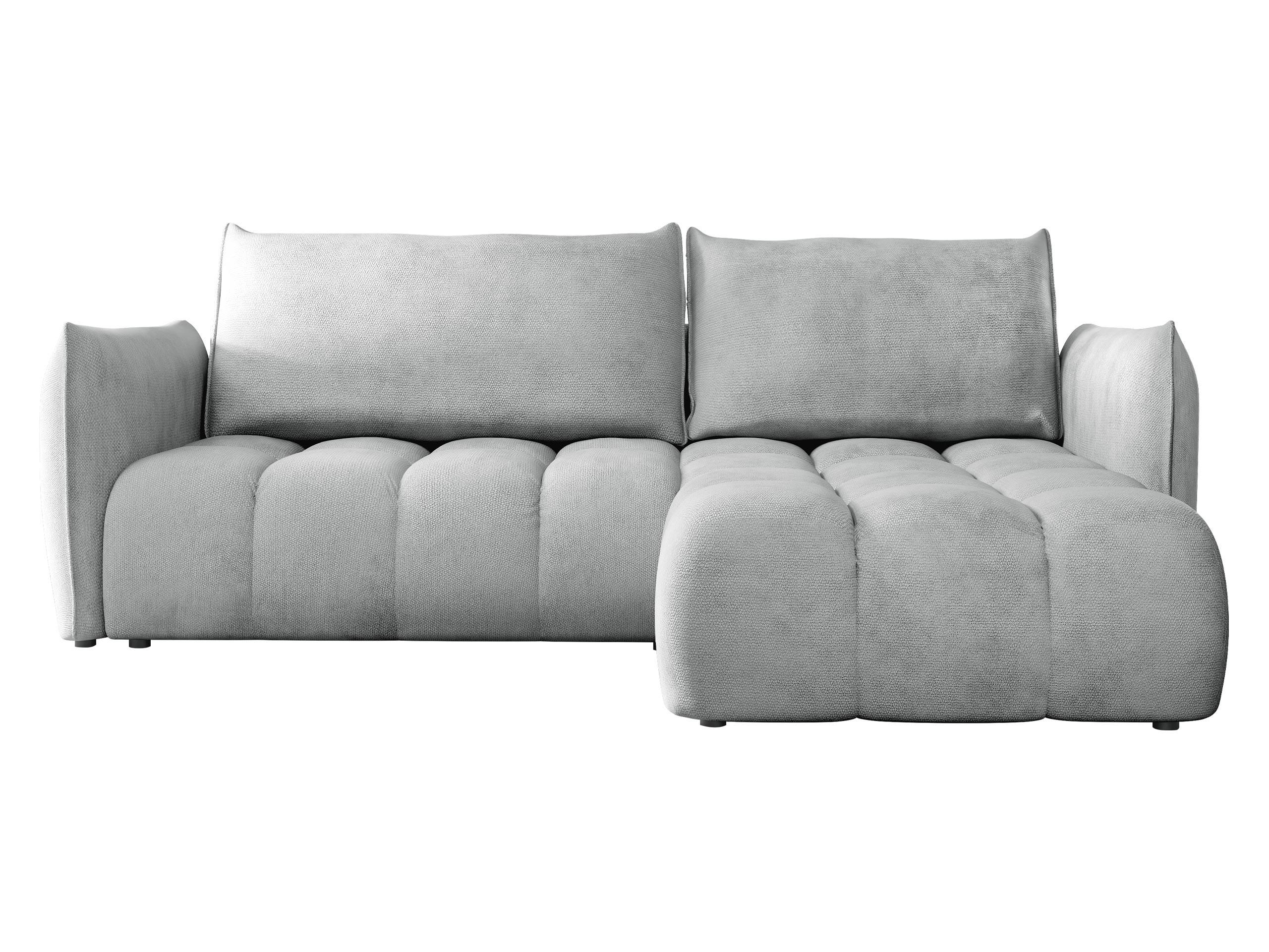 ECKSOFA Marsala, Seite: Rechts - Schwarz/Grau, Holz/Kunststoff (245/167cm) - MIRJAN24