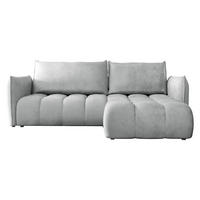 ECKSOFA Marsala, Seite: Rechts - Schwarz/Grau, Holz/Kunststoff (245/167cm) - MIRJAN24