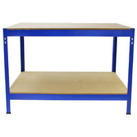 WERKBANK Q-Rax 120cm - Blau, Metall (120/90/60cm) - Monstershop