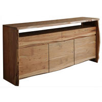 SIDEBOARD Akazie 191x45x96 natur lackiert PURE ACACIA #102 - Naturfarben, Holz (191/96/45cm) - Massivmoebel24