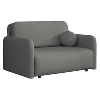 SCHLAFSOFA Viva Sun II - Greige/Schwarz, Holz/Textil (130/85/103cm) - MIRJAN24