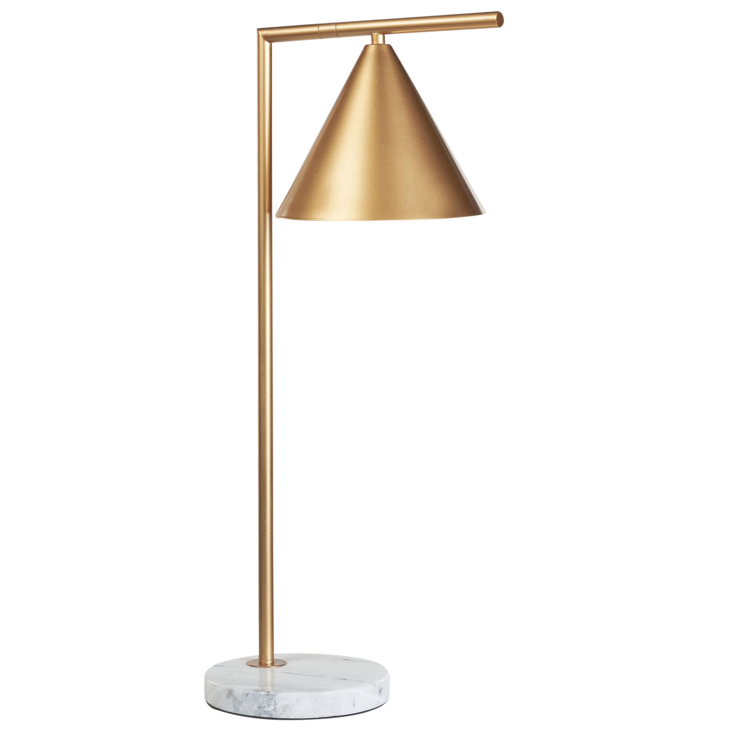 TISCHLAMPE Mocal 20/26/65 cm - Goldfarben, Metall (20/26/65cm) - Beliani