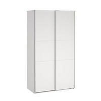 SCHIEBETÜRENSCHRANK, Como, Weiß, Holzwerkstoff, 119 x 67 x 221 cm - Weiß, Holzwerkstoff (119/221/67cm) - ebuy24