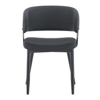 ESSZIMMERSTUHL PANG-M4R8K2 2er-Set Schwarz - Schwarz, Fell (48/77.3/46.5cm) - PANGIVO