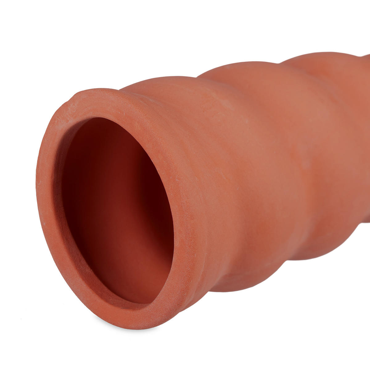 6XTONKEGEL - Braun, Keramik (4.5/11/4.5cm) - Relaxdays