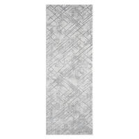 KURZFLOR-TEPPICH Antik 245 Grau 80x300 cm - Grau, Textil (80/300cm) - carpet city