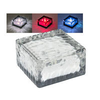 LED AUSSENLEUCHTE Solarleuchte Weiß 3er Set - Weiß, Glas (10/10/5.7cm)