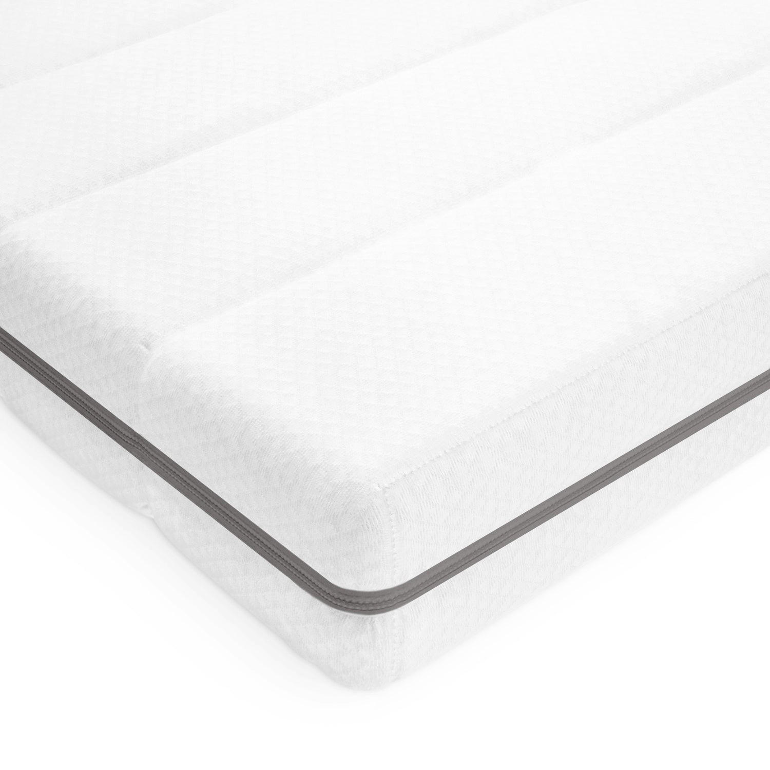 KALTSCHAUM-TOPPER 90x200cm - Weiß, Textil (90/200cm) - Mister Sandman