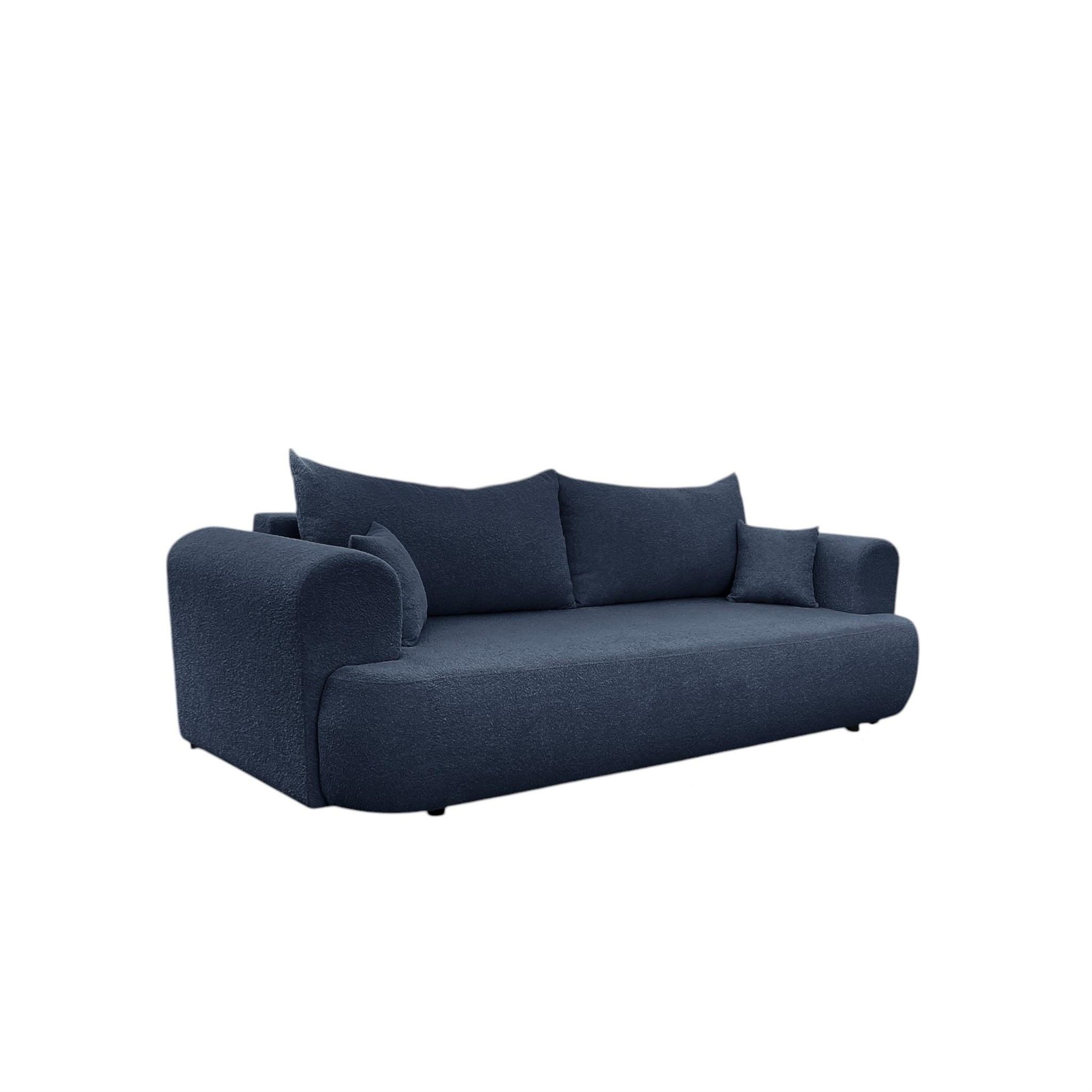 SCHLAFSOFA Anike Stoff Now Or Never - Dunkelblau, Holzwerkstoff/Textil (240/78/110cm) - Fun Möbel