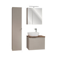 KOUPELNOVÝ NÁBYTEK 60cm Eros 2er-Set Krtek - šedohnědá, kompozitní dřevo (60/48/46cm) - Petits-meubles