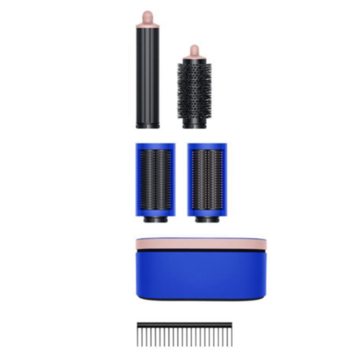 HAARSTYLER Airwrap Complete Long Blue Blush, Multi Haarstyler, Lockenstyler, Stylinggerät, Haarstyling Set, Volumenstyler, Glättbürste, Beauty Gerät - Blau, Kunststoff (4.8/27.2/4.1cm) - Dyson