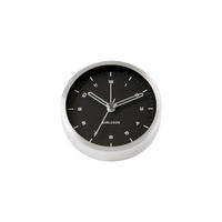 WECKER Weiß 9/9 cm - Weiß, Metall (9/9/3cm) - KUNSTLOFT