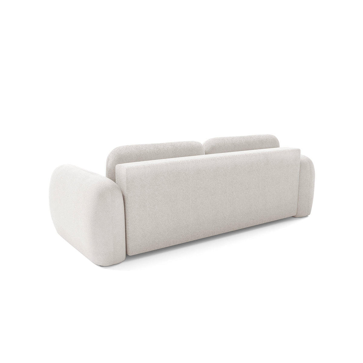 SOFA Livio 3 Sitzplätze Weiß - Weiß, Holz (270/95/121cm) - Petits-meubles