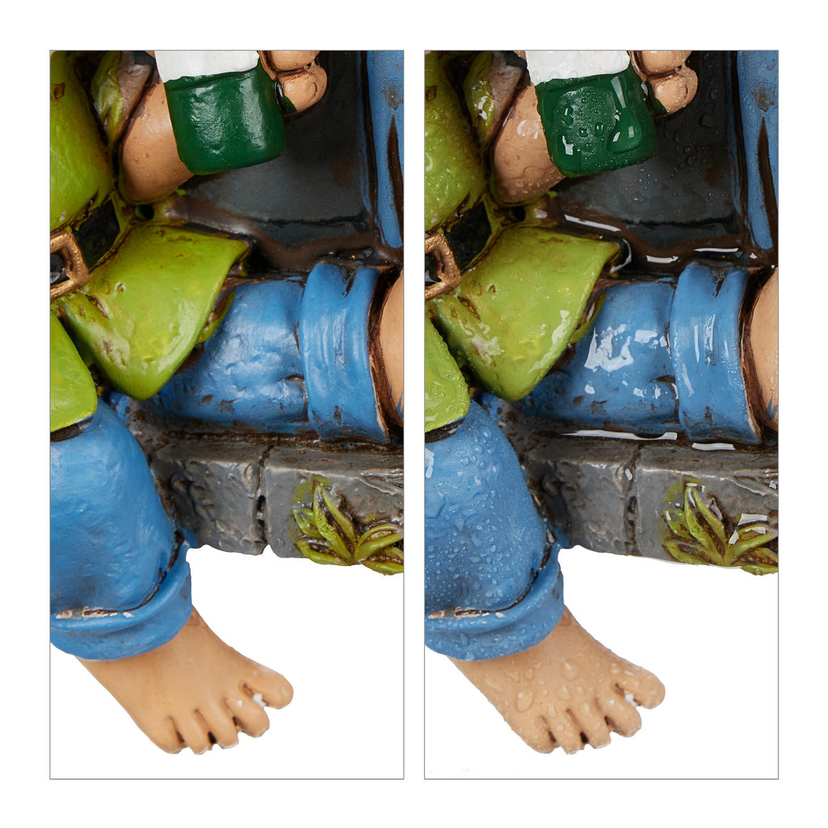 ZWERG Fenster - Multicolor, Kunststoff/Metall (10.5/14.5/4cm) - Relaxdays