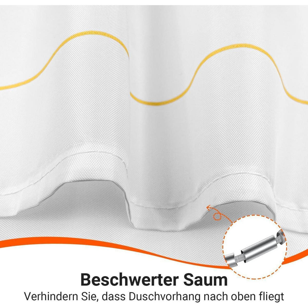 DUSCHVORHANG Bunte Weizenohren 240 x 200 cm - Multicolor, Textil (240/200cm)