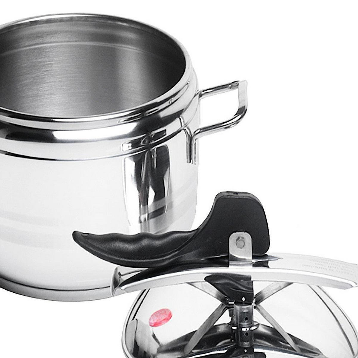 SCHNELLKOCHTOPF Profi hoch silber - Silberfarben, Metall (3.5L) - Orion 