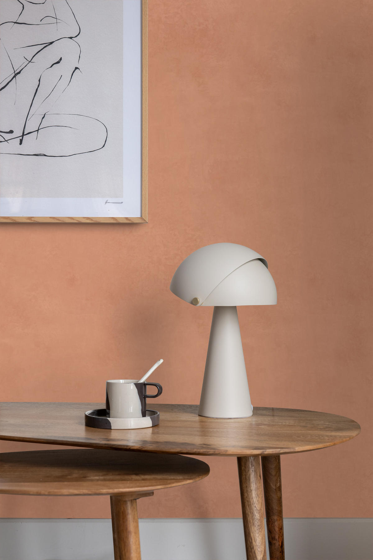 TAPETE Lehmputz 50 x 900 cm - Orange, Papier (50/900cm) - Origin Wallcoverings