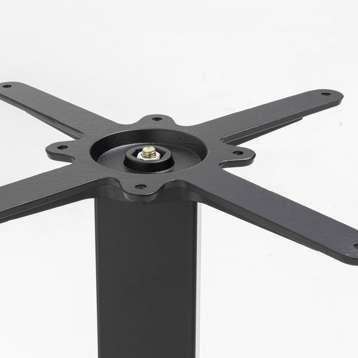 TISCHBEIN, Grau - Grau, Metall (45/73/45cm) - Oviala