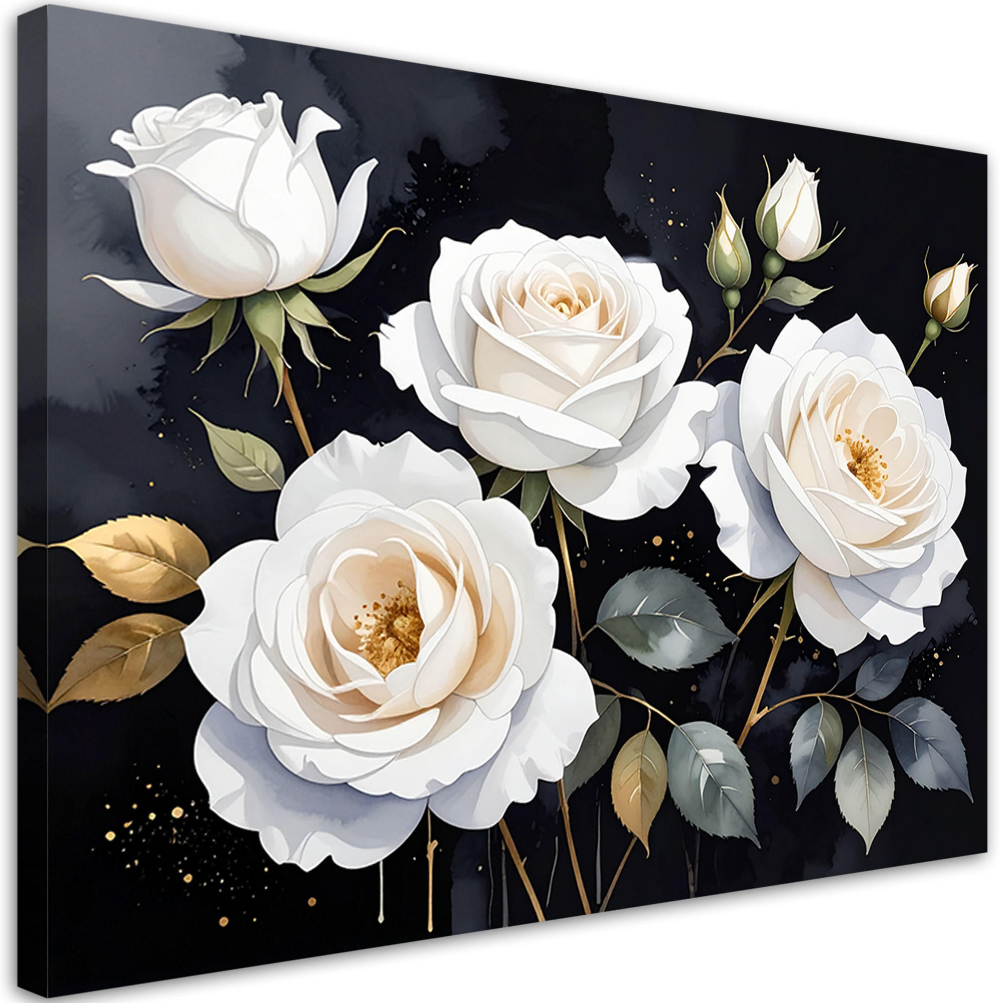 Feeby Wandbild, Weiß 60x40 cm