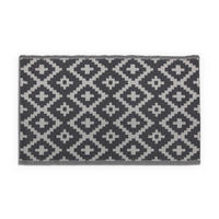 OUTDOORTEPPICH recycelt 120x180 cm Ethno - Hellgrau/Grau, Kunststoff (120/180cm) - Bestlivings