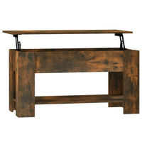 COUCHTISCH Räuchereiche 101x49x52 cm Holzwerkstoff - Braun, Holzwerkstoff (49/101/52cm) - furnicato