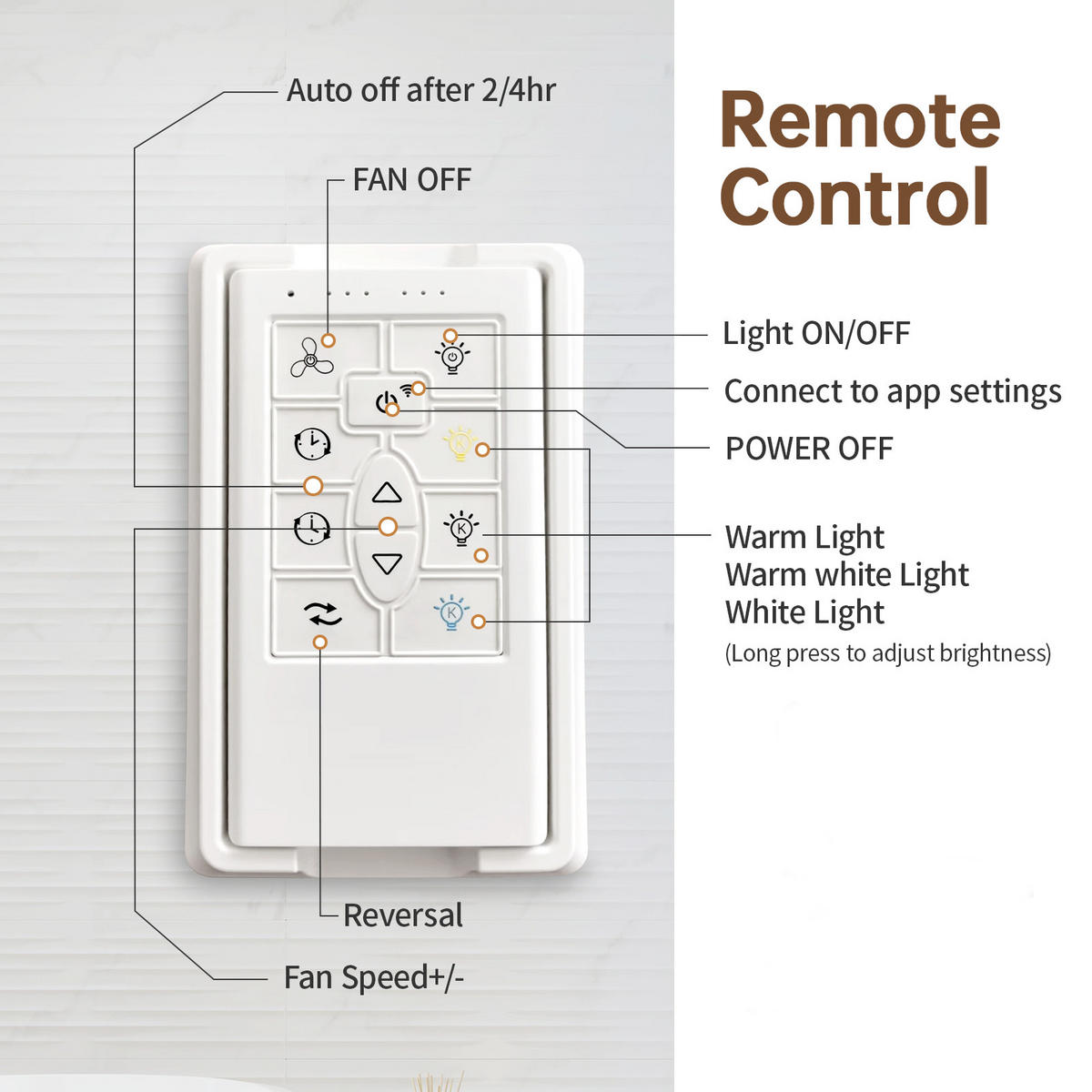 DECKENVENTILATOR DE-16311 66 Zoll Smart mit App-Steuerung & LED - Schwarz, Kunststoff (167.64/167.64/35.56cm) - ComfortXL