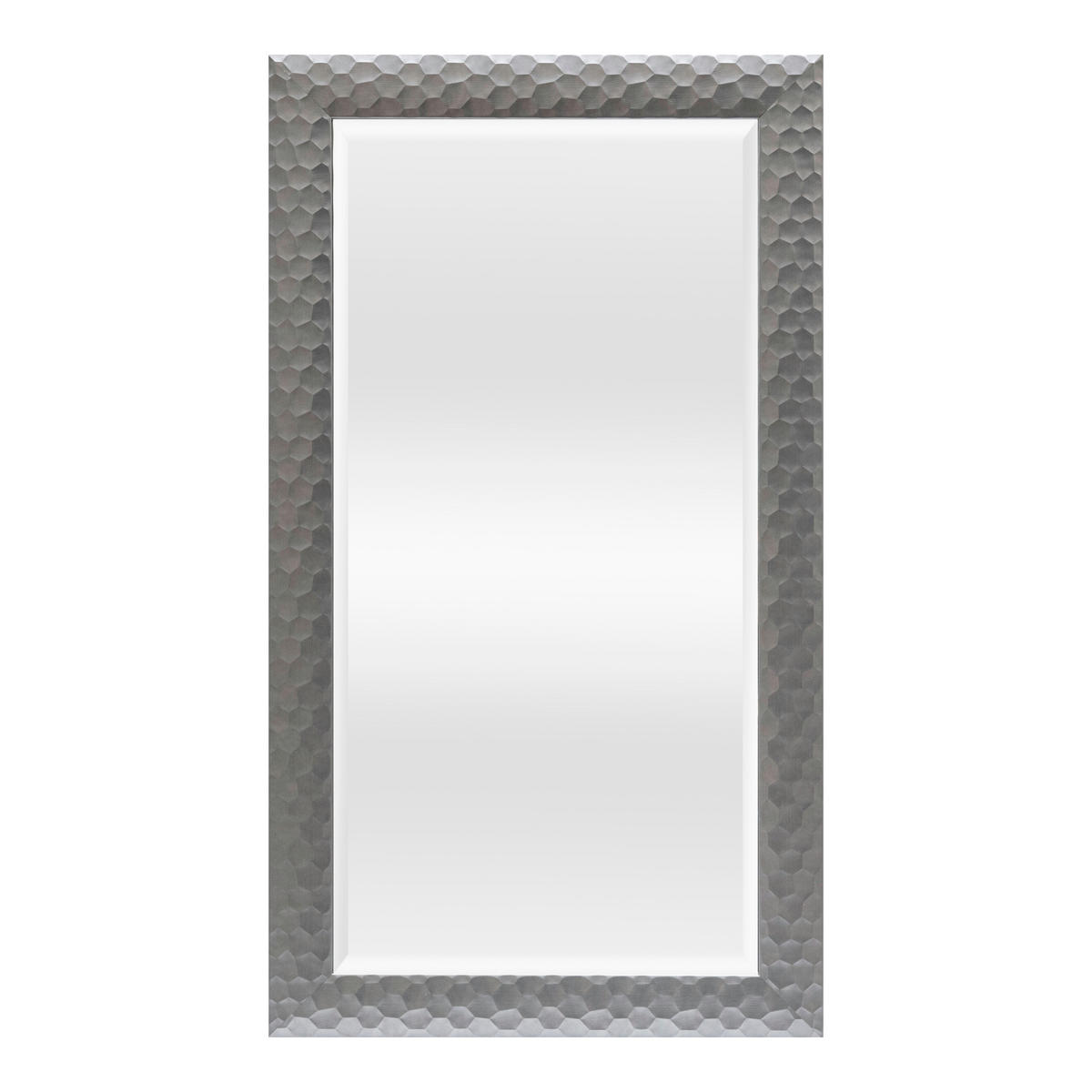 WANDSPIEGEL Ocre - Silberfarben, Glas/Kunststoff (50/114/100cm) - [en.casa]