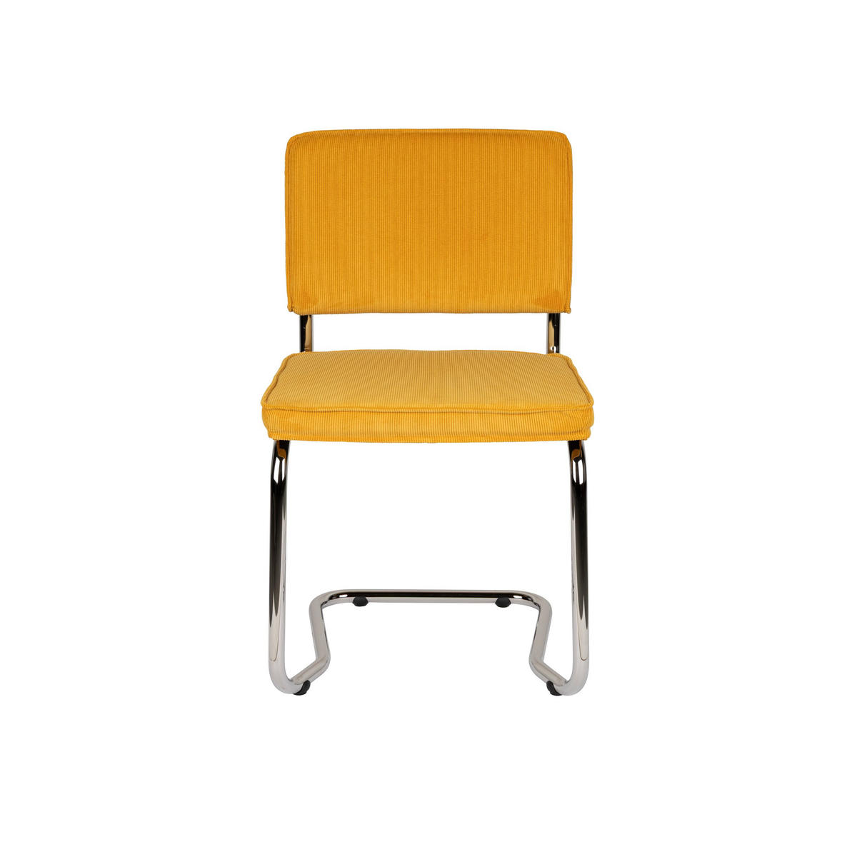 ESSZIMMERSTUHL Ridge Kink Rib Gelb - 2 er Set - Gelb, Textil (48/85/50cm) - Zuiver