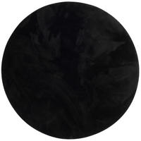 KINDER SUPER SOFT FELLTEPPICH PEARL KIDS RUND - Schwarz, Textil (120/120cm) - Pergamon